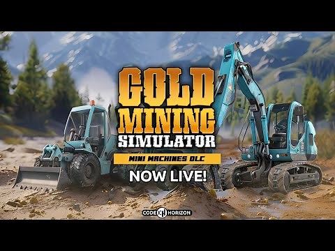 Gold Mining Simulator - Mini Mining Machines DLC I Official Trailer