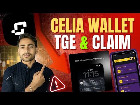 Celia Wallet Mining Listing & Claim Final Update 🔥|| Celia Mining App Kyc and Migration || Celia