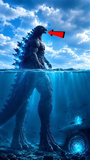 How Does Godzilla Stand in the Middle of the Ocean? 🤯