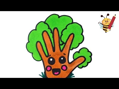 Turn Your Handprint into a Tree! | Fun & Easy Art for Kids 🌳🎨