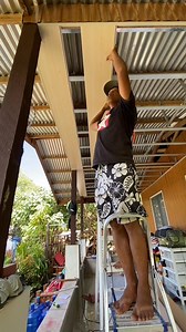 Pag kakabit ng PVC ceiling panel #reels #pvcceilingpanel | Jeanante Valera