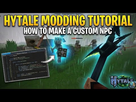 Hytale modding tutorial : How to Make a Custom NPC