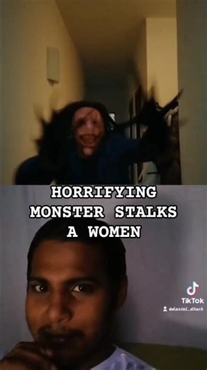 Scary Creature Attacks A lady #cryptid #creepypasta #demon #ghosts #horror #scary #eerie #paranormal