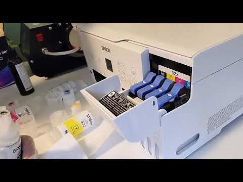 Setting up my new printer for Sublimation with ASUB Ink the Epson ET 2803