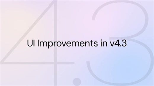 v4.3 - Full Screen mode & Collapsible Navigation Bar