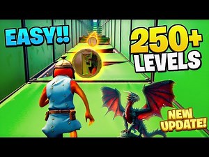FORTNITE 250+ LEVEL PARKOUR ⭐ 5/5 HIDDEN GNOMES AND SECRET COINS SOLUTION 🔎 MAP CODE: 4628-6627-9917