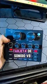 🔥How to use a V8 sound card for recording or streaming🔥#v8 #v8sound #v8soundcard #audio