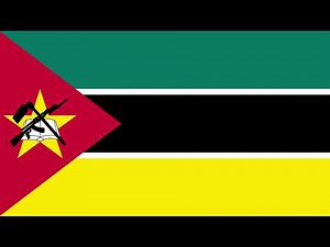 12 hours: Flag of Mozambique. Bandeira de Moçambique.