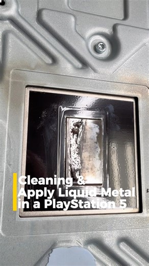 Cleaning Liquid Metal Thermal Paste and reapplying new