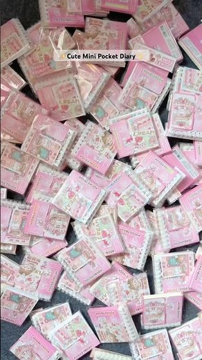 Cutest Mini Pocket Diary 🎀✨🌷#stationary #stationery #cute #mini #diary #aesthetic #kawaii