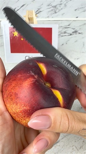 3K views · 16 reactions | #asmrvideo #asmr #nectarine | Chopchopasmr | Facebook