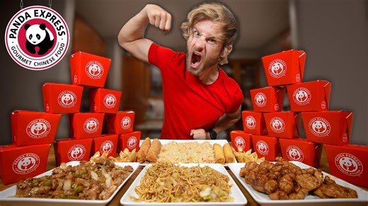 【Bilingual Subtitles】Eating EVERY Item On The Panda Express Menu!