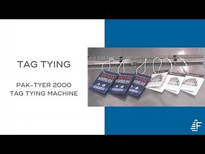 Elastic Tag Tying Pak-Tyer 2000 Tag-Tyer Tying Machine