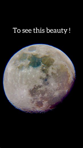 Beautiful moon through my telescope!