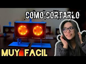 Construye un robot que enciende sus ojos con ayuda de laser