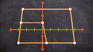 Determining the scale factor of two quadrilaterals