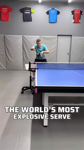 140K views · 717 reactions | The world's most explosive serve  #tabletennis #pingpong #tabletennislove | Fun bee | Facebook