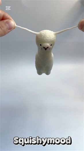 ASMR Squishy Alpaca 🦙 | Relaxing Sounds #shortsfeed #asmr #shorts