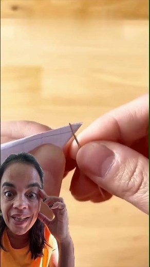 How to thread a needle without glasses 🤓