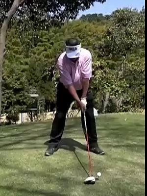 尾崎将司 スイング動画 2011年 ドライバー正面