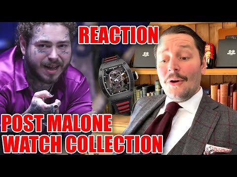 Watch Expert reacts to Post Malone‘s insane Watch Collection 😲