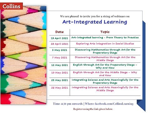 Webinar on Art Integrated Learning - from Theory to Practical by Ms Sudha Ravi
