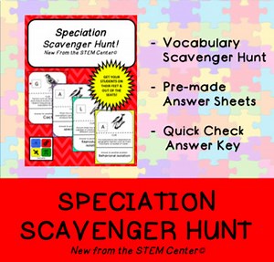 Speciation Scavenger Hunt