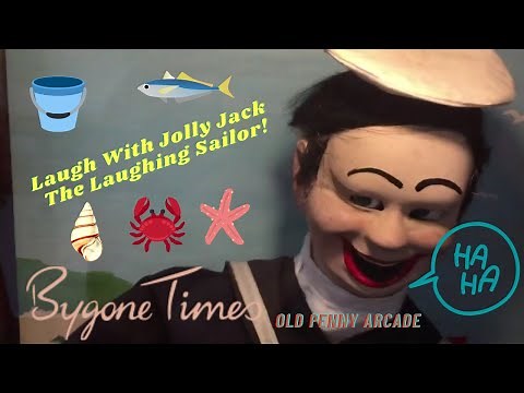 1950's Coin Operated Laughing Sailor Amusement Arcade Machine