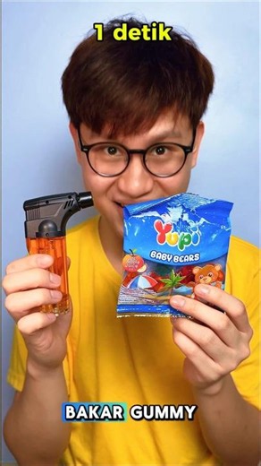 BURNING GUMMY BEAR EXPERIMENT!