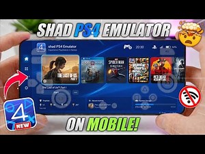 Shad PS4 Emulator Android 🔥 Full Setup & Best Settings | Play PS4 Games on Mobile (OFFLINE) 🎮