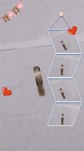 Hiasan tidak harus yang mahal2. cincin titanium ini juga memberikan kesan yang elegan warnanya tidak pudar, tetap cantik, anti karat anti luntur. #cincin #titanium
