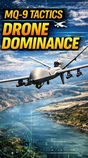 MQ-9 Reaper Tactics Revealed 🚁 How It Dominates the Sky