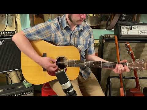 1998 Martin DM dreadnought guitar