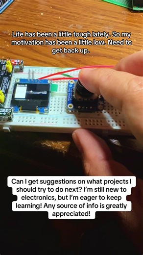Can’t let this slump slow me down. #electronics #microcontroller #esp32 #arduino #fyp
