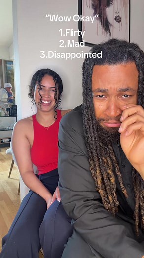 Flirty, Mad or Disappointed? Reacting to “Wow Okay” Expressions