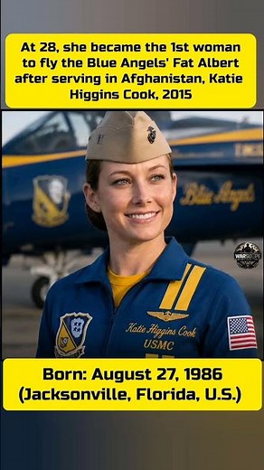 Breaking Barriers: The First Female Pilot of the Blue Angels' 'Fat Albert' #WomenInAviation #USMC