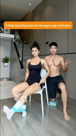 Do These 4 Resistance Band Exercises Daily to Strengthen Your Legs and Knees