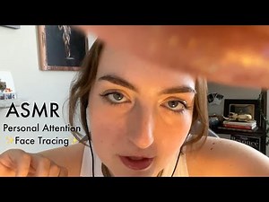 ASMR | The MOST Relaxing Face Tracing + Soft Whispering