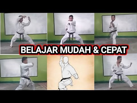 CARA MUDAH DAN CEPAT BELAJAR KATA DASAR KARATE || KATA 2, 3, 4, 5