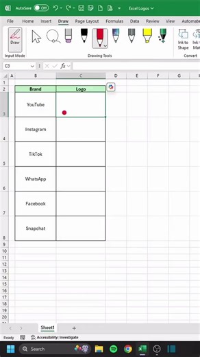 Cómo hacer un logotipo en Excel.