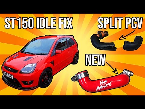 Fiesta ST150 Idle issue fix (Split PCV hose)