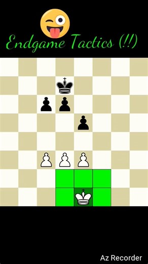 Dangerous endgame Tactics 😎 #chess #shorts