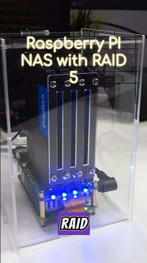 Raspberry Pi 5 NAS With RAID 5 Using SSDs #raspberrypi #nas #smarthome #iot