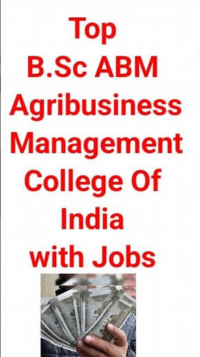 Top BSc Agribusiness Management College| ICAR Bsc ABM College for UG | ABM Jobs | #shorts #college