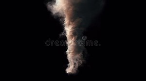 Large Swirling Tornado Animation with Alpha Channel on Vlack Background Stock Footage - Video of fast, dangerous: 256886458