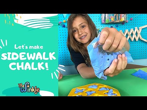 Make Your Own Sidewalk Chalk! Easy DIY for Kids