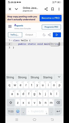 #hello world (java+dsa) #On a learning stage