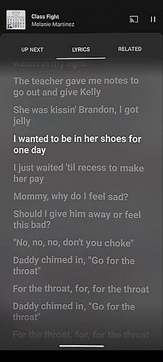 🎒~Class fight~🎒 ~lyrics~ 👑~Melanie Martinez~👑 #melaniemartinez