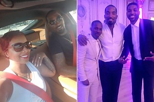 J.R. Smith celebrates marriage with bizarre victory lap