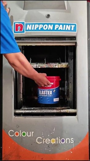 Let's Color, Tinting Snow White Paint ✨ #colors #mixing #machine